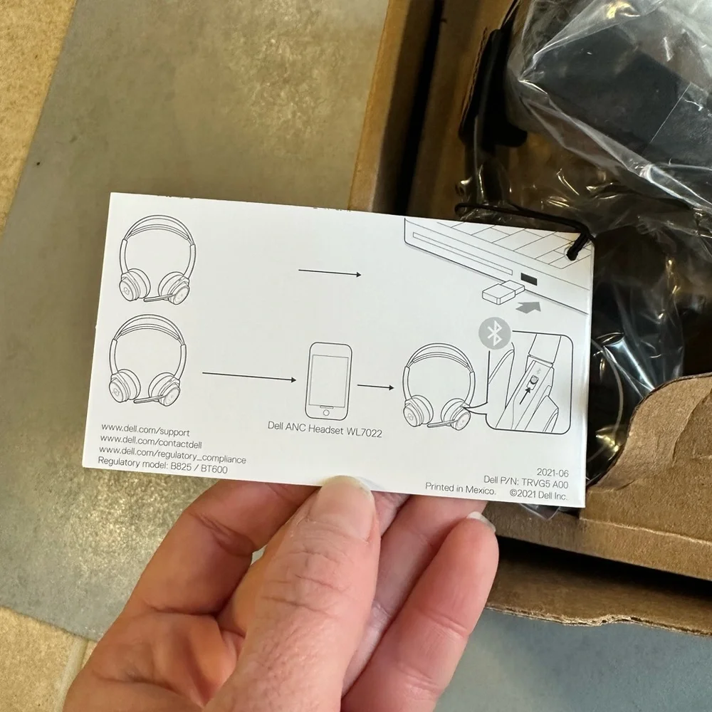Dell Premier Wireless ANC Headset WL7022